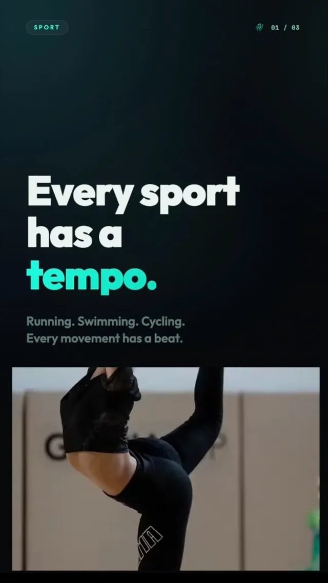 Preview of the Music & Sport intro video